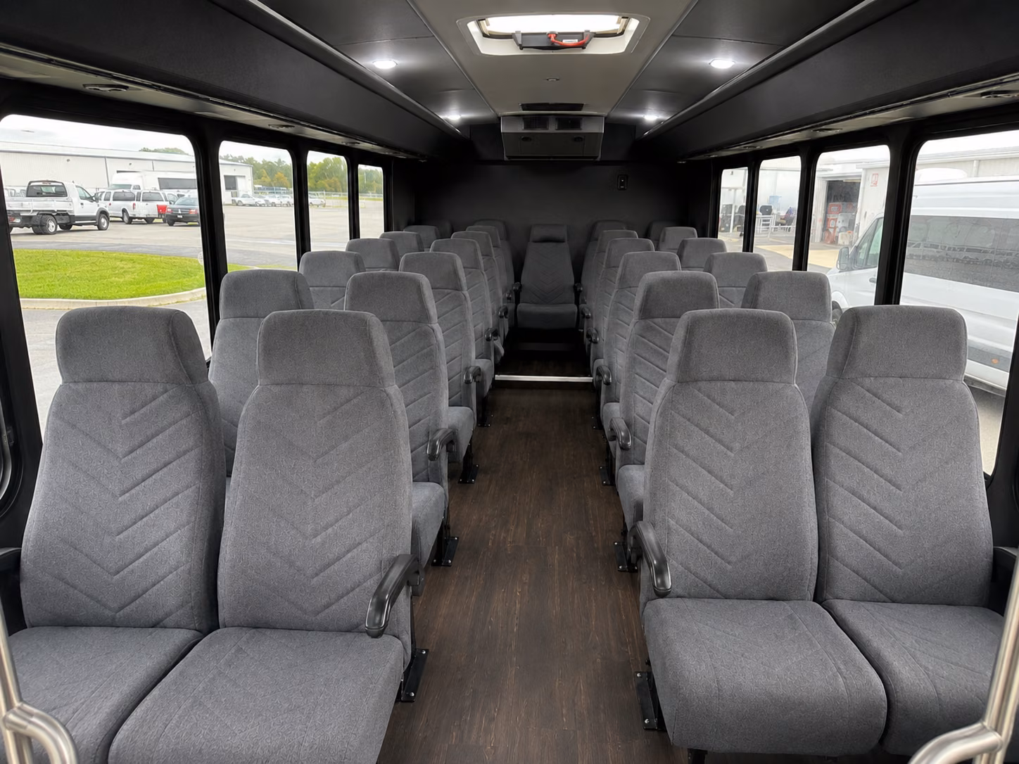 trenton 15 passenger minibus inside