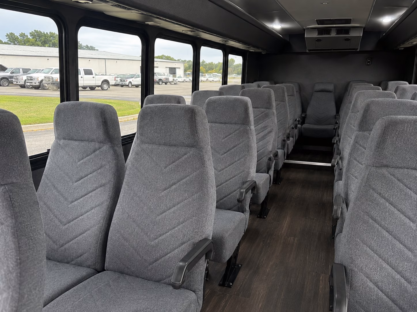 trenton 20 passenger minibus inside