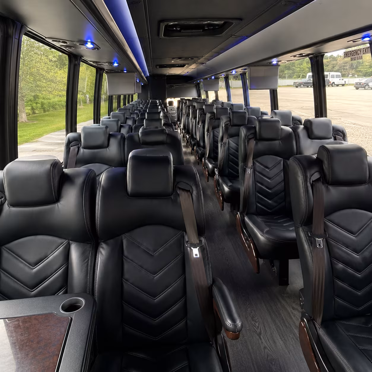 trenton 30 passenger minibus inside