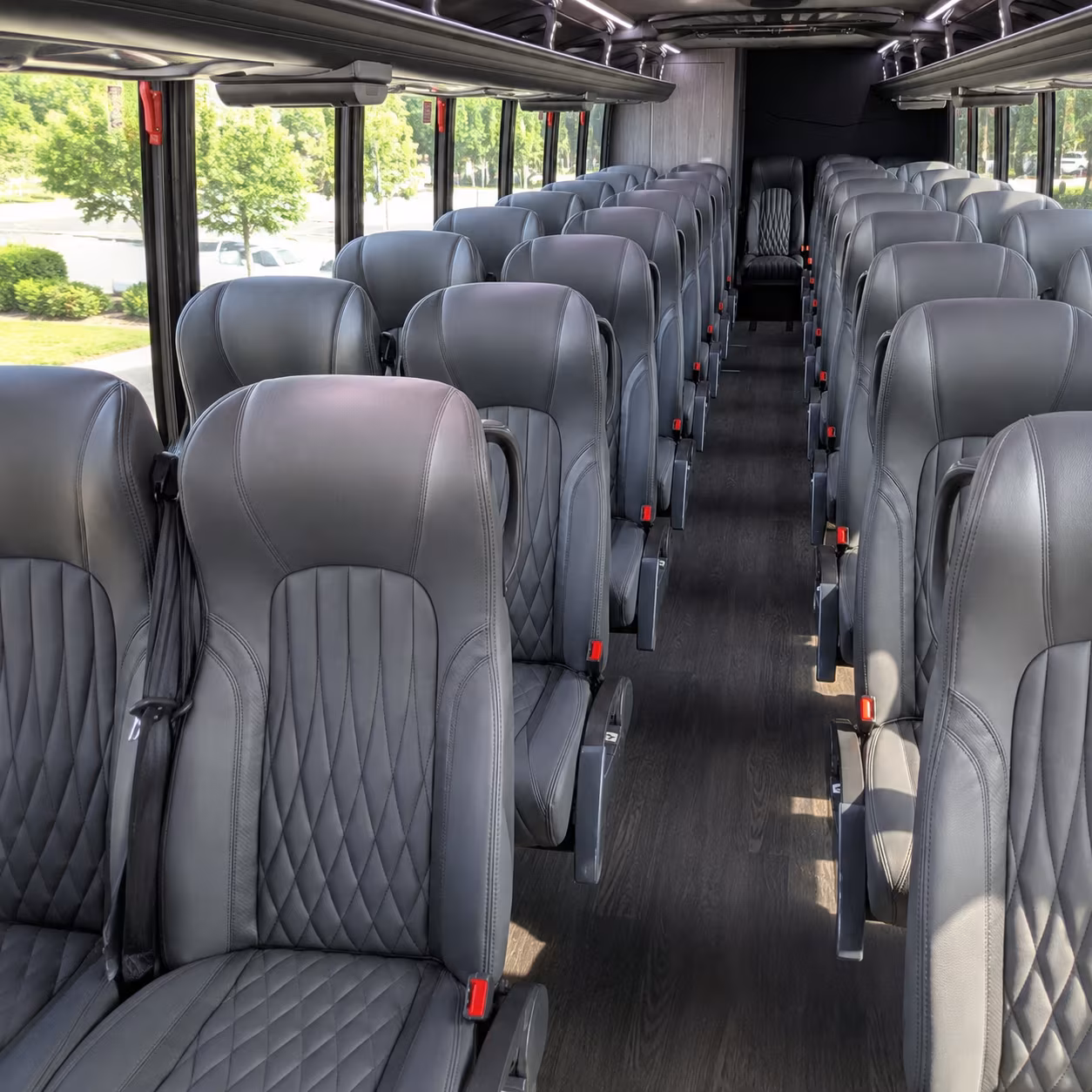 trenton 30 passenger minibus interior