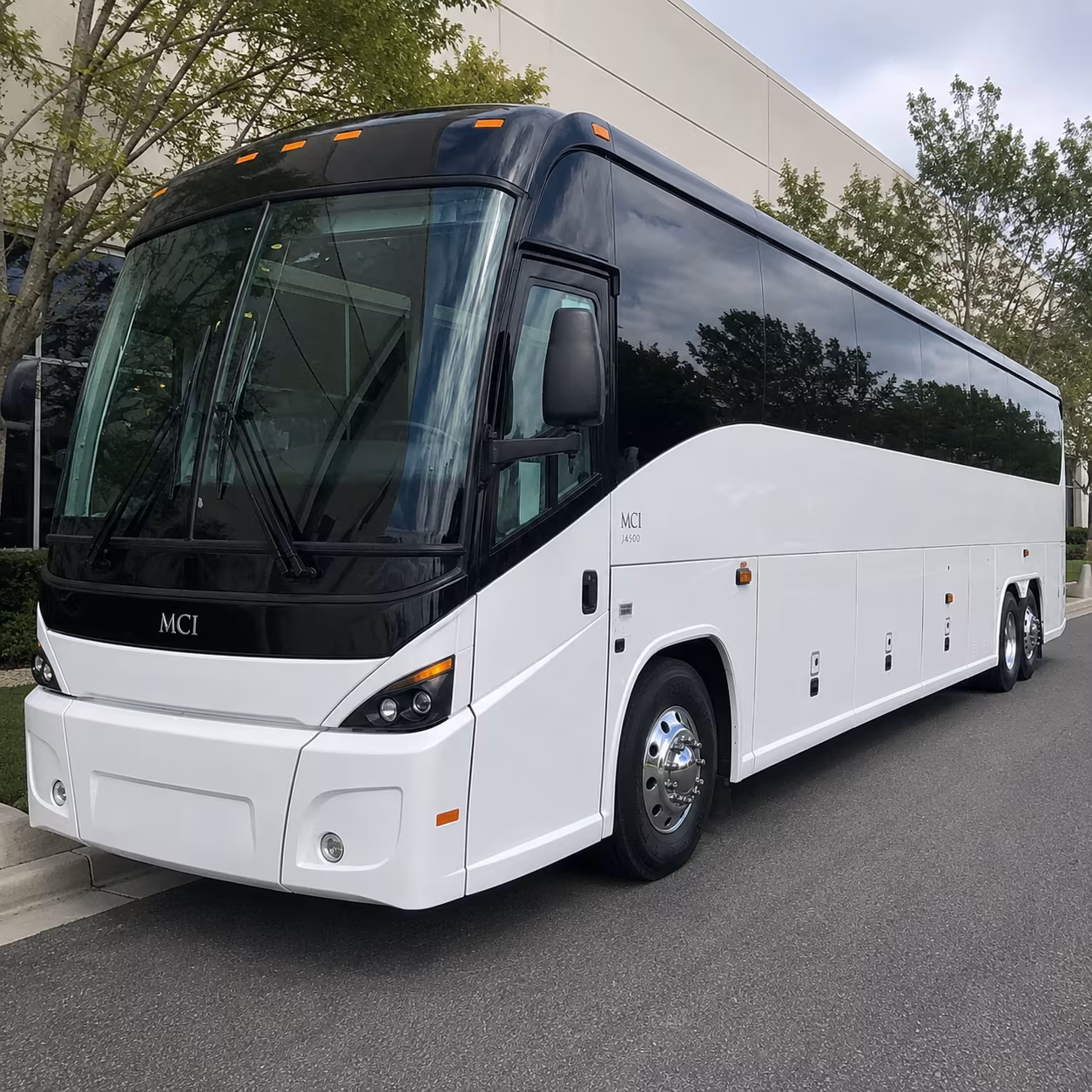trenton 56 passenger charter bus