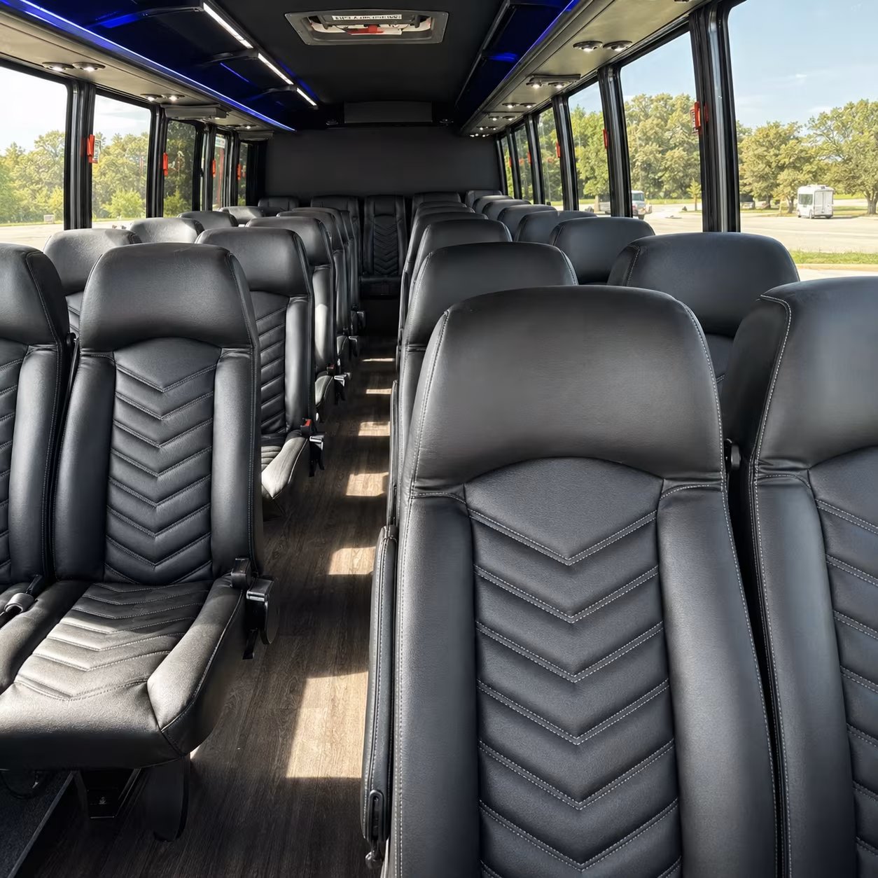 trenton corporate event transportation onboard seating