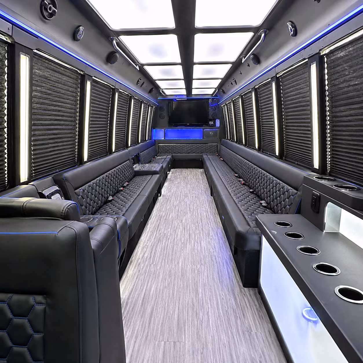 trenton party bus inside