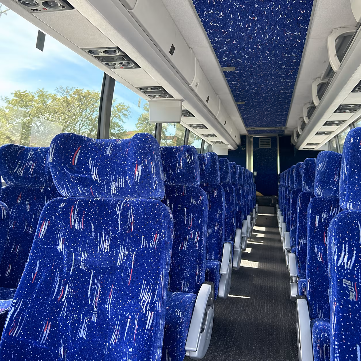 trenton religious group transportation onboard seating