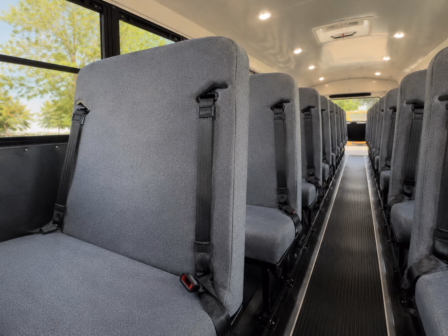 trenton school bus inside