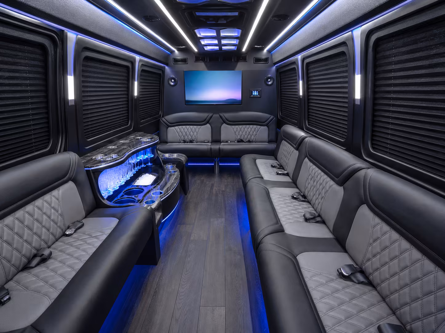 trenton sprinter limousine inside