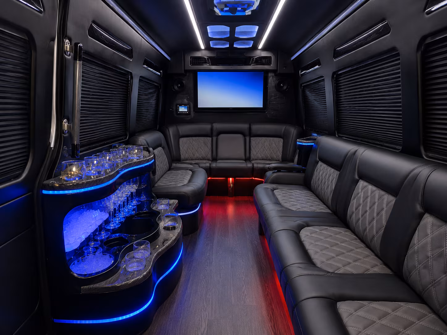 trenton sprinter limousine interior