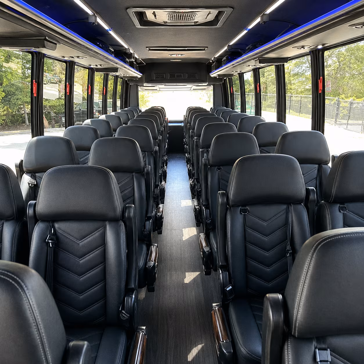 what kind of bus do i actually need for my trip in trenton and how does that change the price